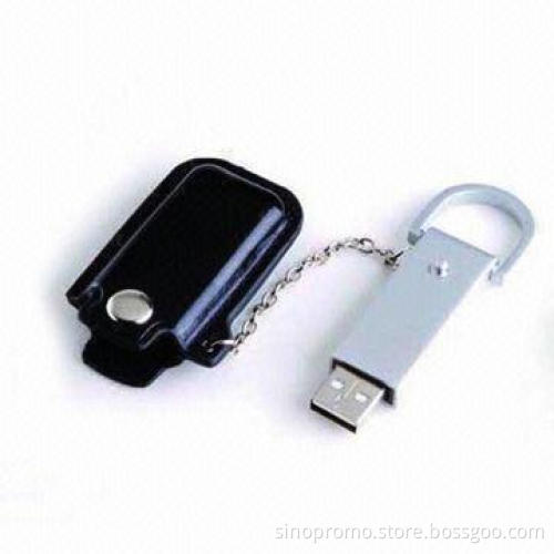 Genuine Leather USB Flash Drive, Various Colors are Available